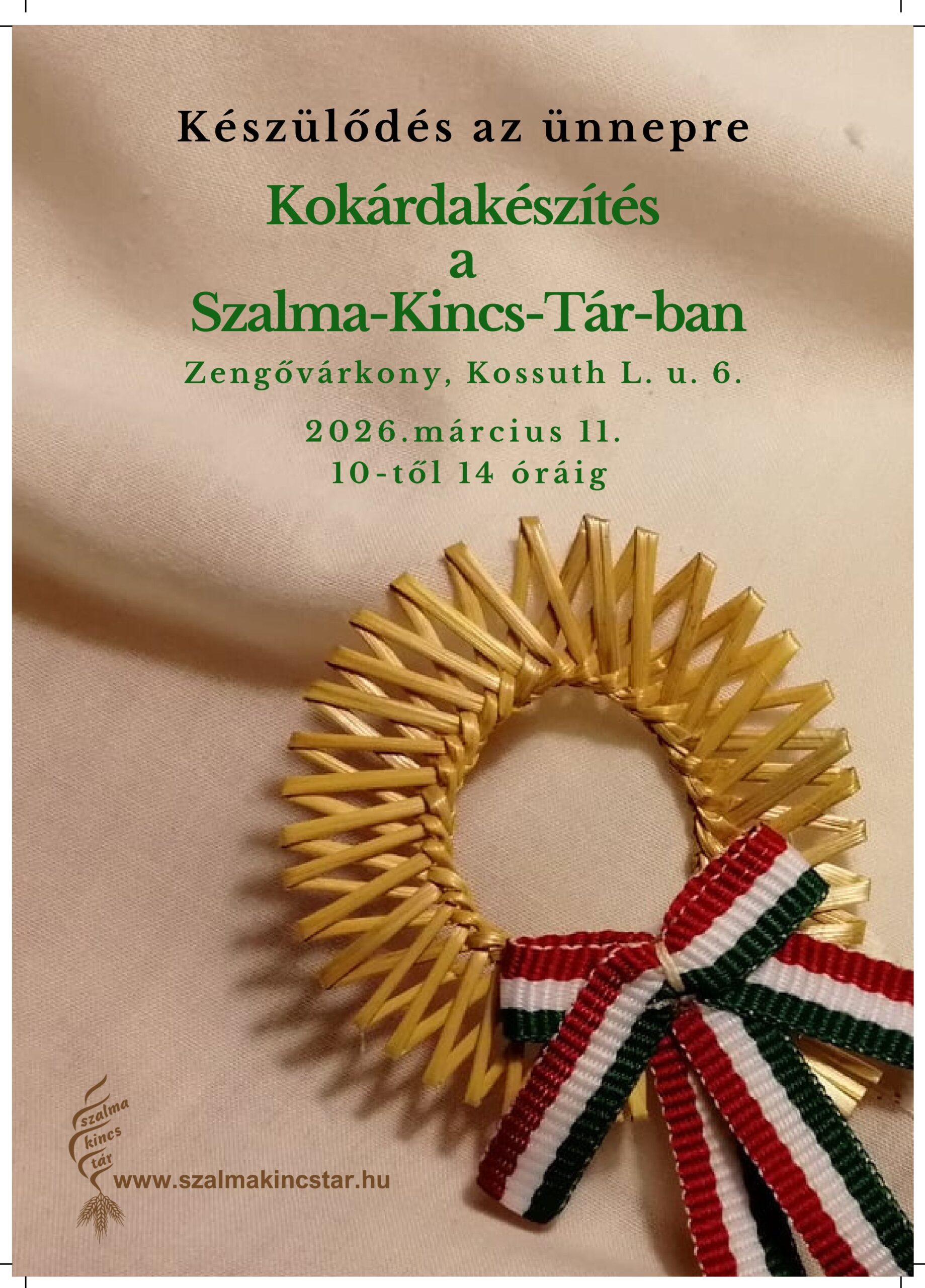 Kokárdakészítés – március 11. 10-14:00