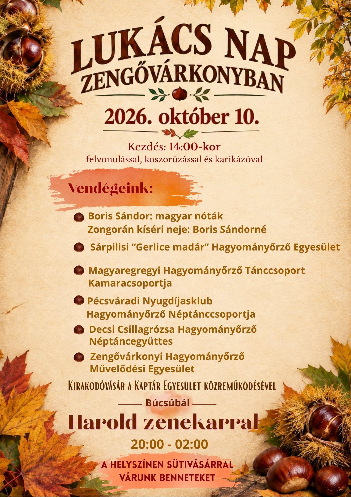 Lukács nap okt. 10.